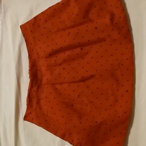 Disney Mickey Mouse Red and Black Polka Dot Skirt, Size: Large